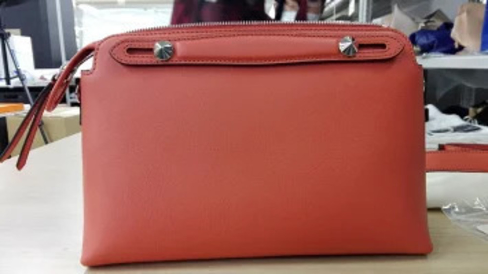 Fendi silhouette structured By The Way bag Black